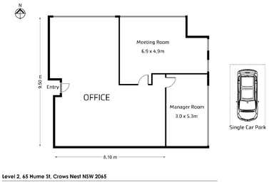 Suite 102, 65 Hume Street Crows Nest NSW 2065 - Floor Plan 1