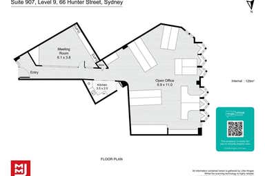 City Mutual Building, 907/66 Hunter Street Sydney NSW 2000 - Floor Plan 1