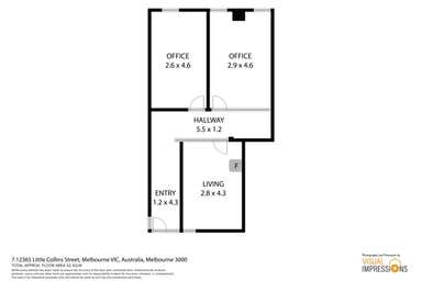 7.12, 365 Little Collins Street Melbourne VIC 3000 - Floor Plan 1