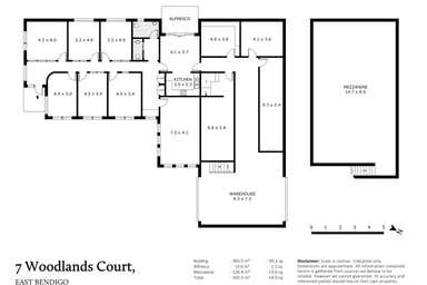 7 Woodlands Court East Bendigo VIC 3550 - Floor Plan 1