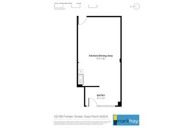 25/38 Fielder  Street East Perth WA 6004 - Floor Plan 1