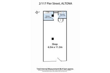 2/117 Pier Street Altona VIC 3018 - Floor Plan 1