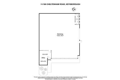 11/189 Cheltenham Road Keysborough VIC 3173 - Floor Plan 1