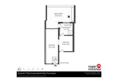 8/72A Great North Road Five Dock NSW 2046 - Floor Plan 1