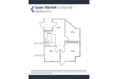 Suite 705/434 St Kilda Road Melbourne VIC 3004 - Floor Plan 1