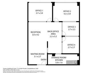 Suite 111, 4 Hyde Parade Campbelltown NSW 2560 - Floor Plan 1
