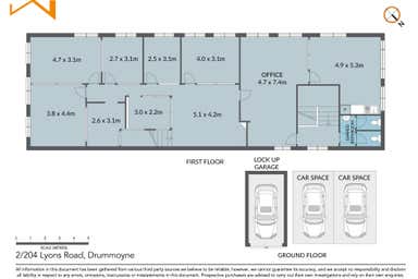 2/204 Lyons Road Drummoyne NSW 2047 - Floor Plan 1