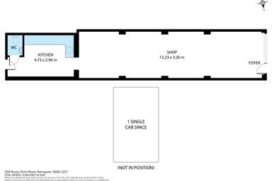 Shop, 326 Rocky Point Road Ramsgate NSW 2217 - Floor Plan 1