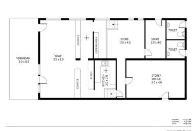 Ampol Naracoorte, 109 Gordon Street Naracoorte SA 5271 - Floor Plan 1