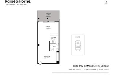 Suite 3, 72-82 Mann Street Gosford NSW 2250 - Floor Plan 1