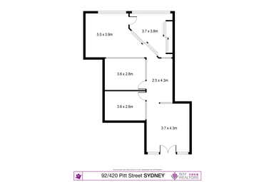 92/420 Pitt Street Sydney NSW 2000 - Floor Plan 1