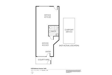 8/28 Robinson Avenue Perth WA 6000 - Floor Plan 1