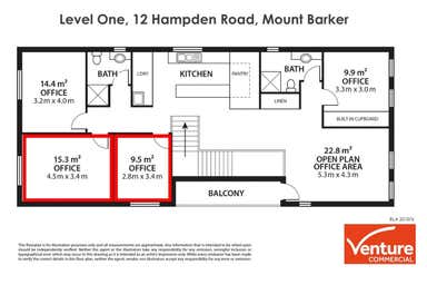 Single Office, 12 Hampden Road Mount Barker SA 5251 - Floor Plan 1