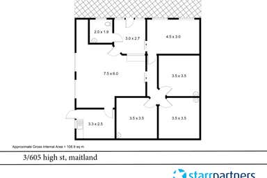 3/605 High Street Maitland NSW 2320 - Floor Plan 1