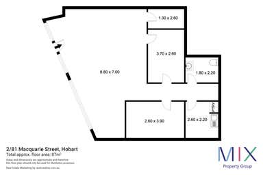 shop 2, 81 Macquarie Street Hobart TAS 7000 - Floor Plan 1