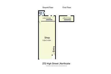 272 High Street Northcote VIC 3070 - Floor Plan 1