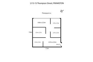 Suite 2, 13-15 Thompson Street Frankston VIC 3199 - Floor Plan 1