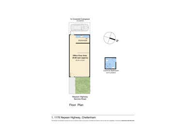 1 OR 2, 1176 Nepean Highway Cheltenham VIC 3192 - Floor Plan 1
