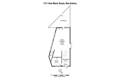 1/11 Hallmark Road Mordialloc VIC 3195 - Floor Plan 1