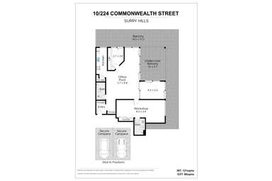10/224 Commonwealth Street Surry Hills NSW 2010 - Floor Plan 1