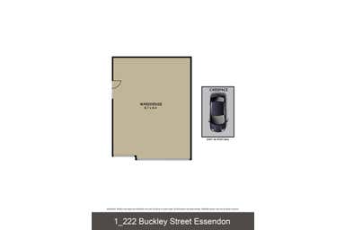 1/222 Buckley Street Essendon VIC 3040 - Floor Plan 1