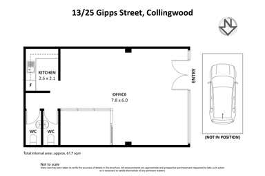 13/23-25 Gipps Street Collingwood VIC 3066 - Floor Plan 1