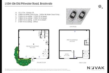 LEASED BY KIM PATTERSON, 1/104 Old Pittwater Road Brookvale NSW 2100 - Floor Plan 1