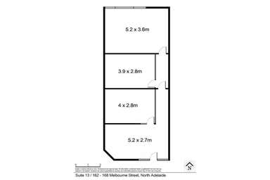 Suite 13, 168 Melbourne Street North Adelaide SA 5006 - Floor Plan 1