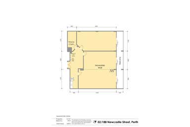 52/188 Newcastle Street Northbridge WA 6003 - Floor Plan 1