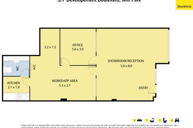 3/7 Development Boulevard Mill Park VIC 3082 - Floor Plan 1