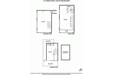 1/2 Yarra Street South Melbourne VIC 3205 - Floor Plan 1