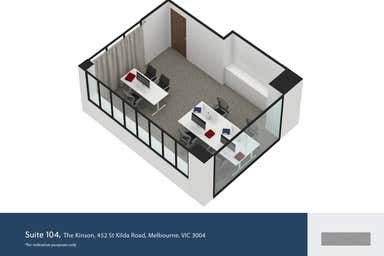 The Kinson, Suite 104, 452 St Kilda Road Melbourne VIC 3004 - Floor Plan 1