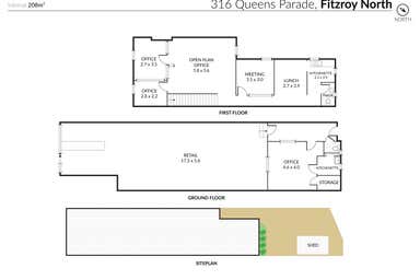 316 Queens Parade Fitzroy North VIC 3068 - Floor Plan 1