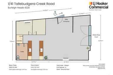 Shop 1, 41 Tallebudgera Creek Road Burleigh Heads QLD 4220 - Floor Plan 1