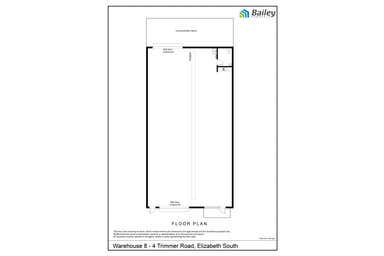 Warehouse , 8/4 Trimmer Road Elizabeth South SA 5112 - Floor Plan 1