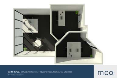 St Kilda Rd Towers, Suite 1003, 1 Queens Road Melbourne VIC 3004 - Floor Plan 1