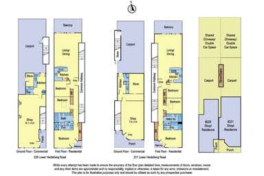 229-231 Lower Heidelberg Road Ivanhoe East VIC 3079 - Floor Plan 1