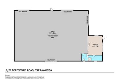 1/22 Beresford Road Yarrawonga NT 0830 - Floor Plan 1
