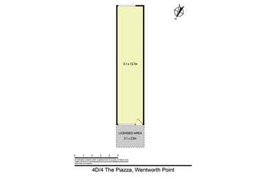 Santorini, 4D/4 The Piazza Wentworth Point NSW 2127 - Floor Plan 1