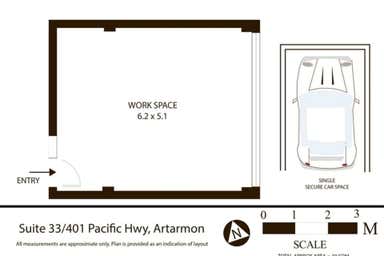 Suite 33, 401 Pacific Highway Artarmon NSW 2064 - Floor Plan 1