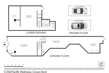 Shop 1, 258 Pacific Highway Crows Nest NSW 2065 - Floor Plan 1