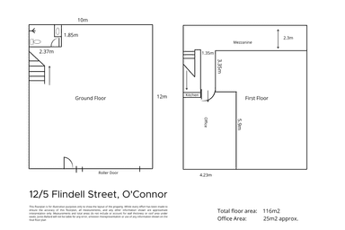 12/5 Flindell Street, O'Connor, 12/5 Flindell Street O'Connor WA 6163 - Floor Plan 1
