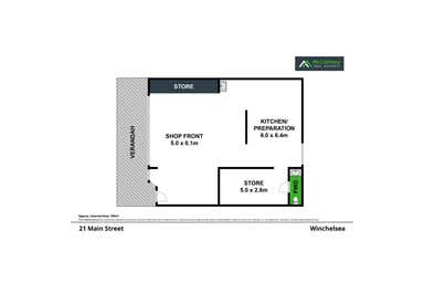 21 Main Street Winchelsea VIC 3241 - Floor Plan 1