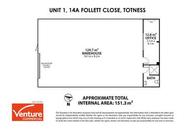 1/14A Follett Close, Totness Mount Barker SA 5251 - Floor Plan 1