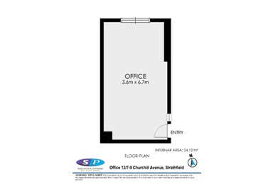 Office 12/7-9 Churchill Avenue Strathfield NSW 2135 - Floor Plan 1