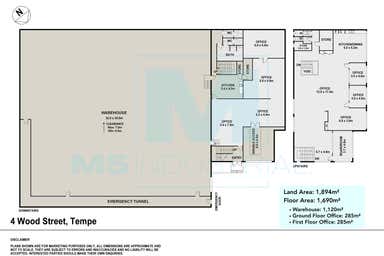4 Wood Street Tempe NSW 2044 - Floor Plan 1