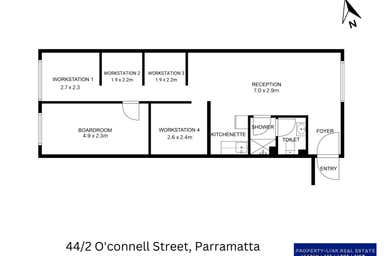 Parramatta Business Center, Suite 44, 5 Aird Street Parramatta NSW 2150 - Floor Plan 1