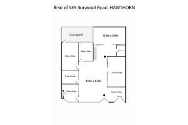 Rear Ground Floor, 585 Burwood Road Hawthorn VIC 3122 - Floor Plan 1