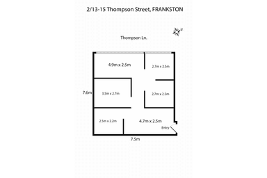 Suite 2, 13-15 Thompson Street Frankston VIC 3199 - Floor Plan 1