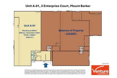 Unit A-01, 3 Enterprise Court Mount Barker SA 5251 - Floor Plan 1